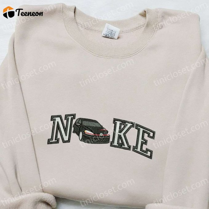 Car X Nike Embroidered Sweatshirt: Transportation Hoodie B Gift For Men Women Birthday Gift Ideas