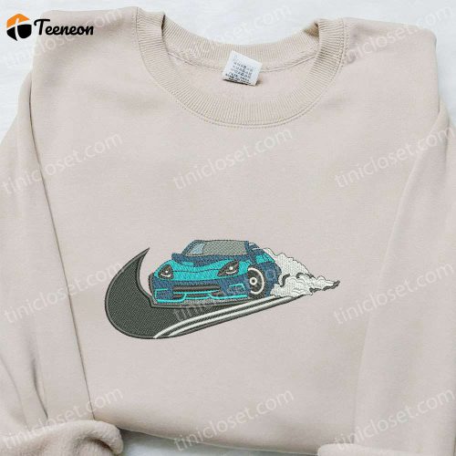 Car x Swoosh Hoodie & Transportation Embroidered Shirt – Nike Inspired Apparel