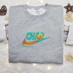 Charizard Pokemon x Swoosh Anime Hoodie – Cool Embroidered Clothing Perfect Family Gift