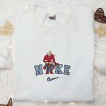 Chibi Captain America x Nike Christmas Embroidered Sweatshirt & Shirt: B Gift for Men Women Gift Ideas