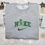 Chibi Gekko x Nike Cartoon Embroidered Shirt – PJ Masks & Nike Inspired D Gift for Men Women