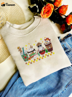 Cozy up this Christmas with our Festive Coffee Embroidered Sweatshirt