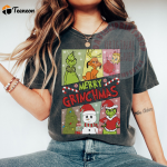 Get Festive with Retro Christmas Grinch Shirt Design & Png – Perfect for the Holiday Season!