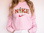 Festive Christmas Sweatshirt: Grinch Snowman Design for a Merry Holiday Season!