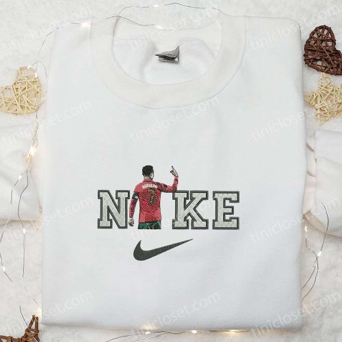 Cristiano Ronaldo x Nike Embroidered Sweatshirt: Celebrity Shirt Perfect Family Gift Ideas