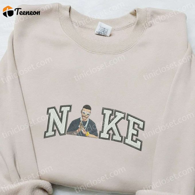 Daddy Yakee X Nike Embroidered Sweatshirt: Celebrity Shirt Custom T-Shirt