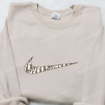 Dior x Swoosh Embroidered Sweatshirt – Custom Shirt Perfect Family Gift