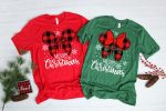 Sparkle with Disney s Christmas Minnie Mickey Shirt – Festive Apparel for the Holidays