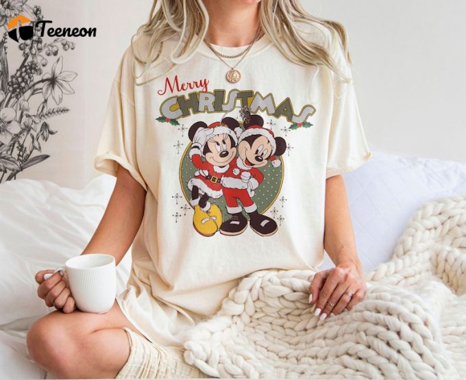 Spread Joy This Christmas With Disney Couple Shirts: Festive &Amp;Amp; Fun Holiday Apparel!