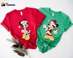 Magical Disney Couple Christmas Shirts – Matching Festive Apparel for the Holidays