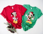 Magical Disney Couple Christmas Shirts – Matching Festive Apparel for the Holidays