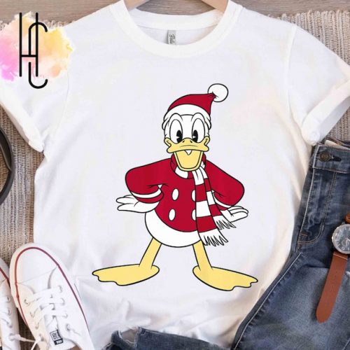 Magical Disney Couple Santa Donald & Daisy Christmas Costume Shirt – Perfect Matching Outfit for the Holidays!