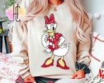 Magical Disney Couple Santa Donald and Daisy Christmas Costume: Matching Shirt