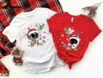 Magical Disney Couple Wall-e Eve Christmas Shirt – Celebrate the Holidays with Adorable Festive Attire!