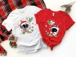 Magical Disney Couple Wall-e Eve Christmas Shirt – Celebrate the Holidays with Adorable Festive Attire!