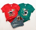 Magical Disney Couple Wall-e Eve Christmas Shirt – Celebrate the Holidays with Adorable Festive Attire!