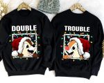 Double Trouble Christmas Light T-Shirt – Disney Couples Chip n Dale: Festive Fun for the Holidays!