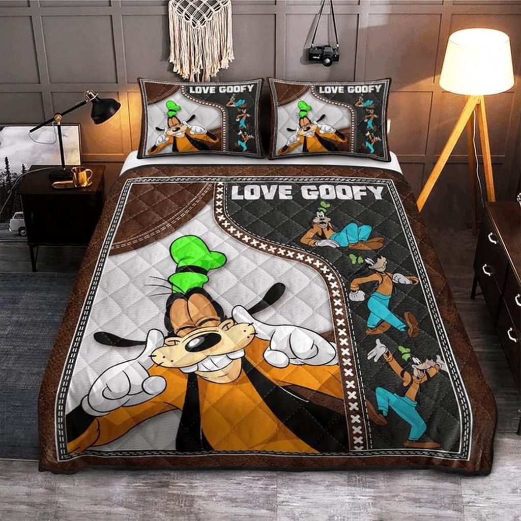 Magical Disney Goofy Mickey Friends 3D Bedding Set – Enhance Your Bedroom With This Quilted Duvet!