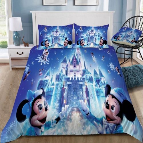 Magical Disney Mickey & Minnie 3D Duvet Set – Customizable Bedding for Dreamy Nights