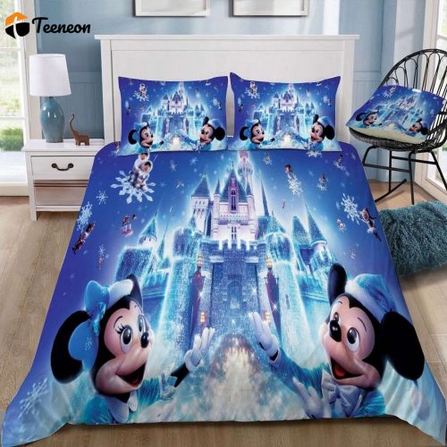 Magical Disney Mickey & Minnie 3D Duvet Set – Customizable Bedding for Dreamy Nights