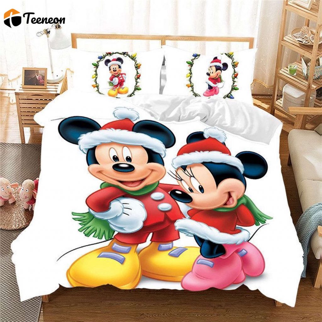 Disney Mickey &Amp; Minnie Duvet Quilt Bedding Set 126 – Magical And Adorable!