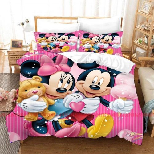 Magical Disney Mickey & Minnie Duvet Quilt Set – 132 Dreamy Bedding!