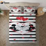 Disney Mickey Kiss Minnie Mouse Duvet Quilt Bedding Set 516 – Perfect Mickey Mouse Fan Gift