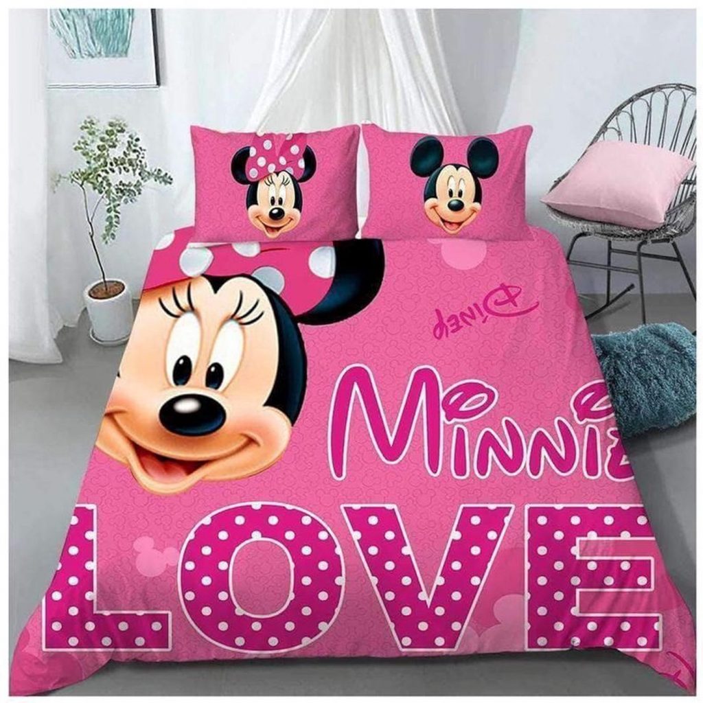 Disney Mickey Minnie Mouse Duvet Quilt Bedding Set 112 – Magical Bedroom Decor For Disney Fans!