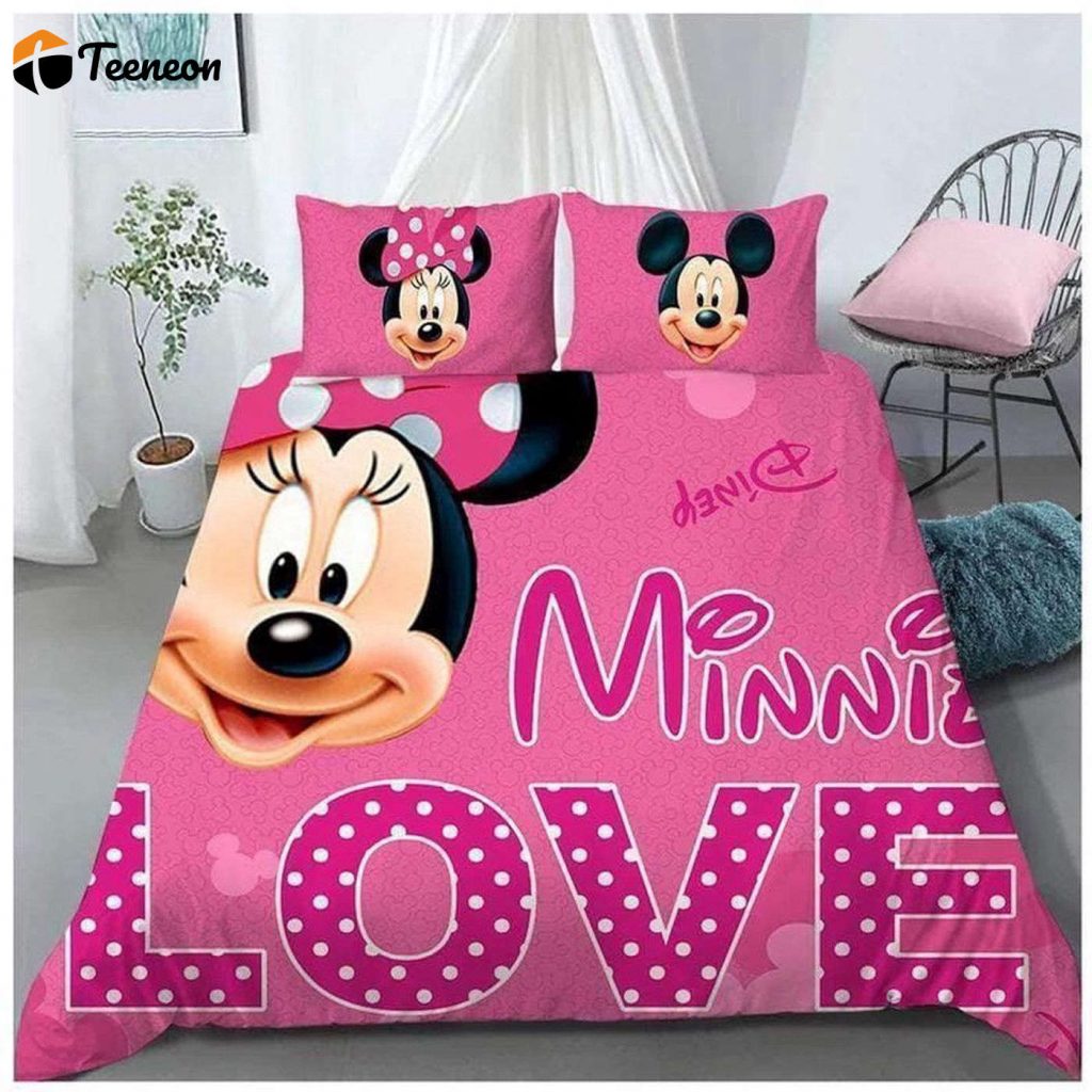 Disney Mickey Minnie Mouse Duvet Quilt Bedding Set 112 – Magical Bedroom Decor For Disney Fans!