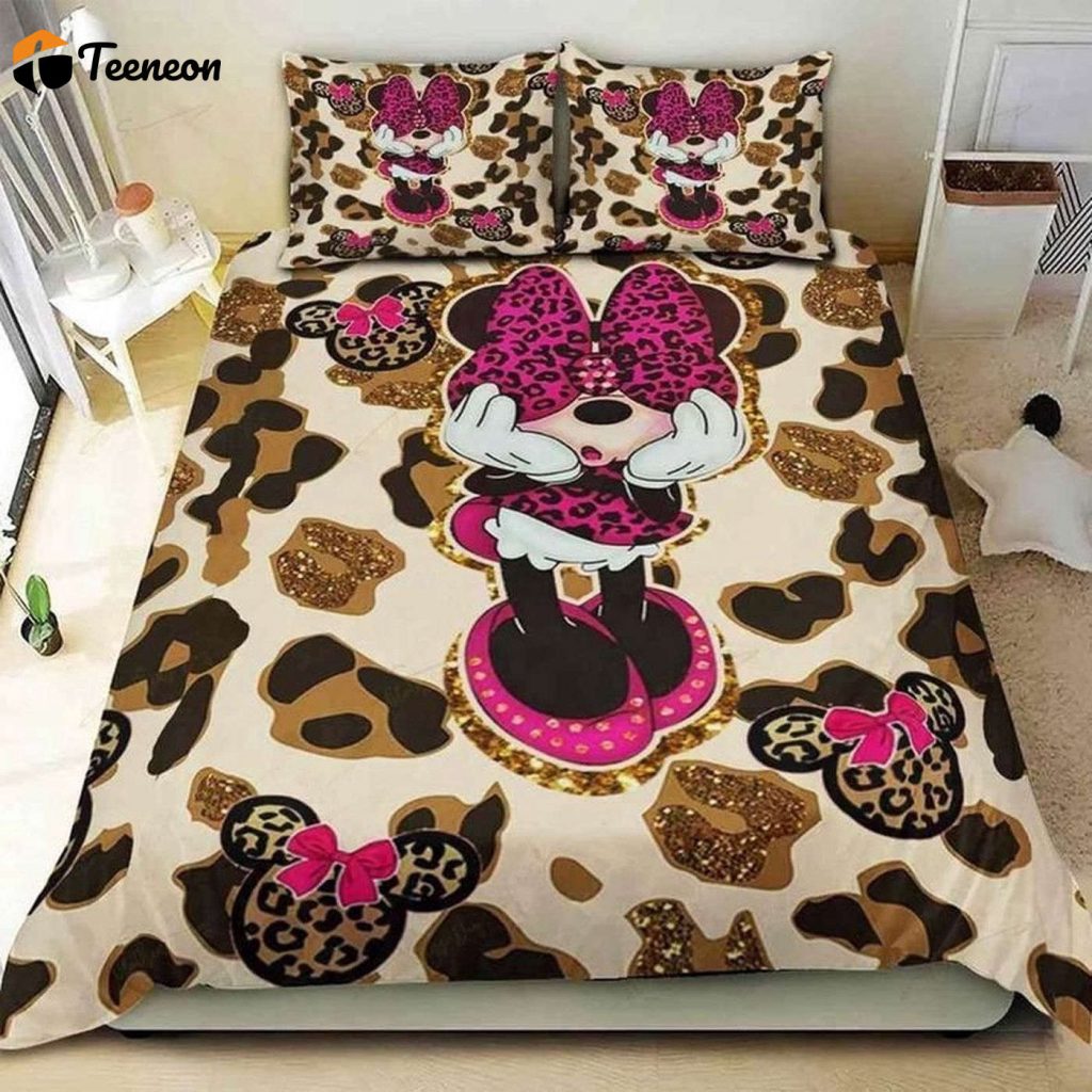 Magical Disney Mickey Minnie Duvet Bedding Set – Quilted Delight For Kids