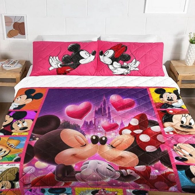 Disney Mickey Minnie Mouse Duvet Quilt Bedding Set 135 – Fun &Amp; Cozy Sleep With Iconic Characters!