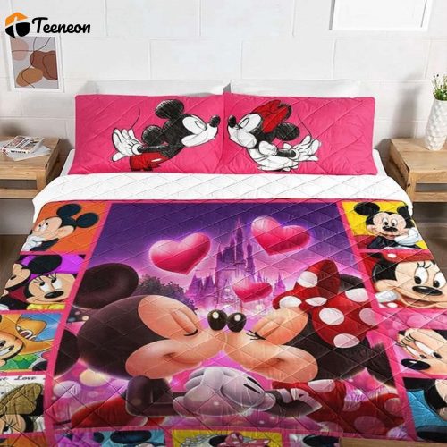 Disney Mickey Minnie Mouse Duvet Quilt Bedding Set 135 – Fun & Cozy Sleep with Iconic Characters!