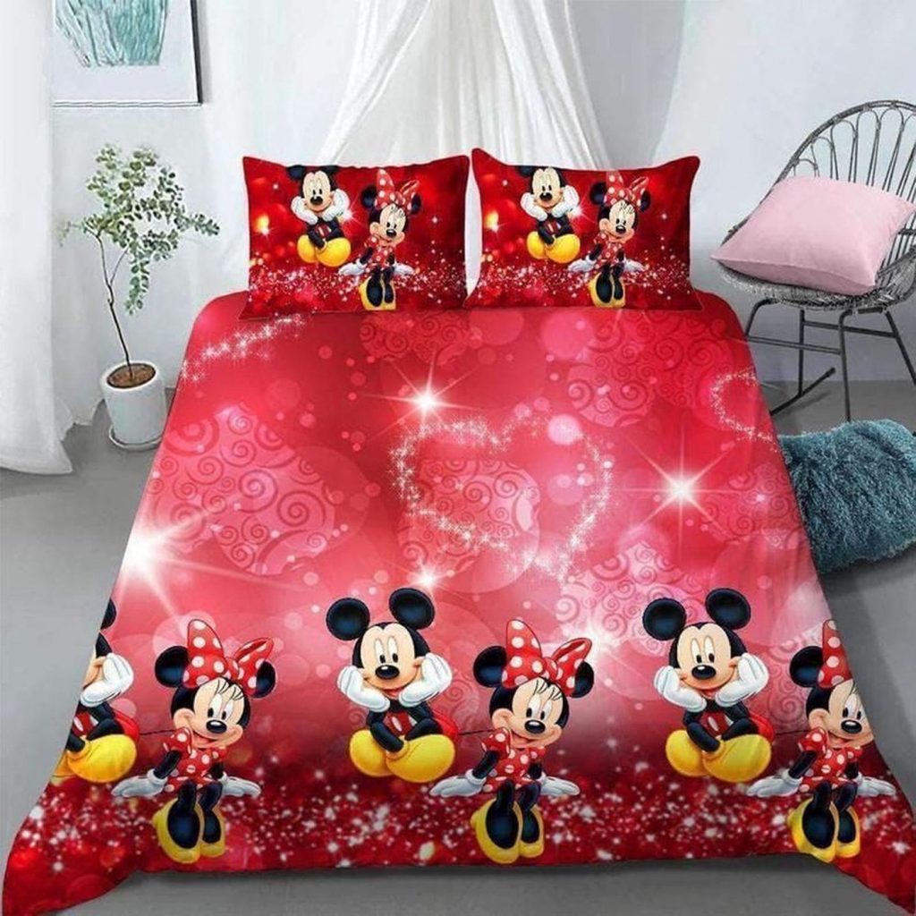 Disney Mickey Minnie Mouse Quilt Bedding Set 144 – Fun And Cozy Duvet For Fans!