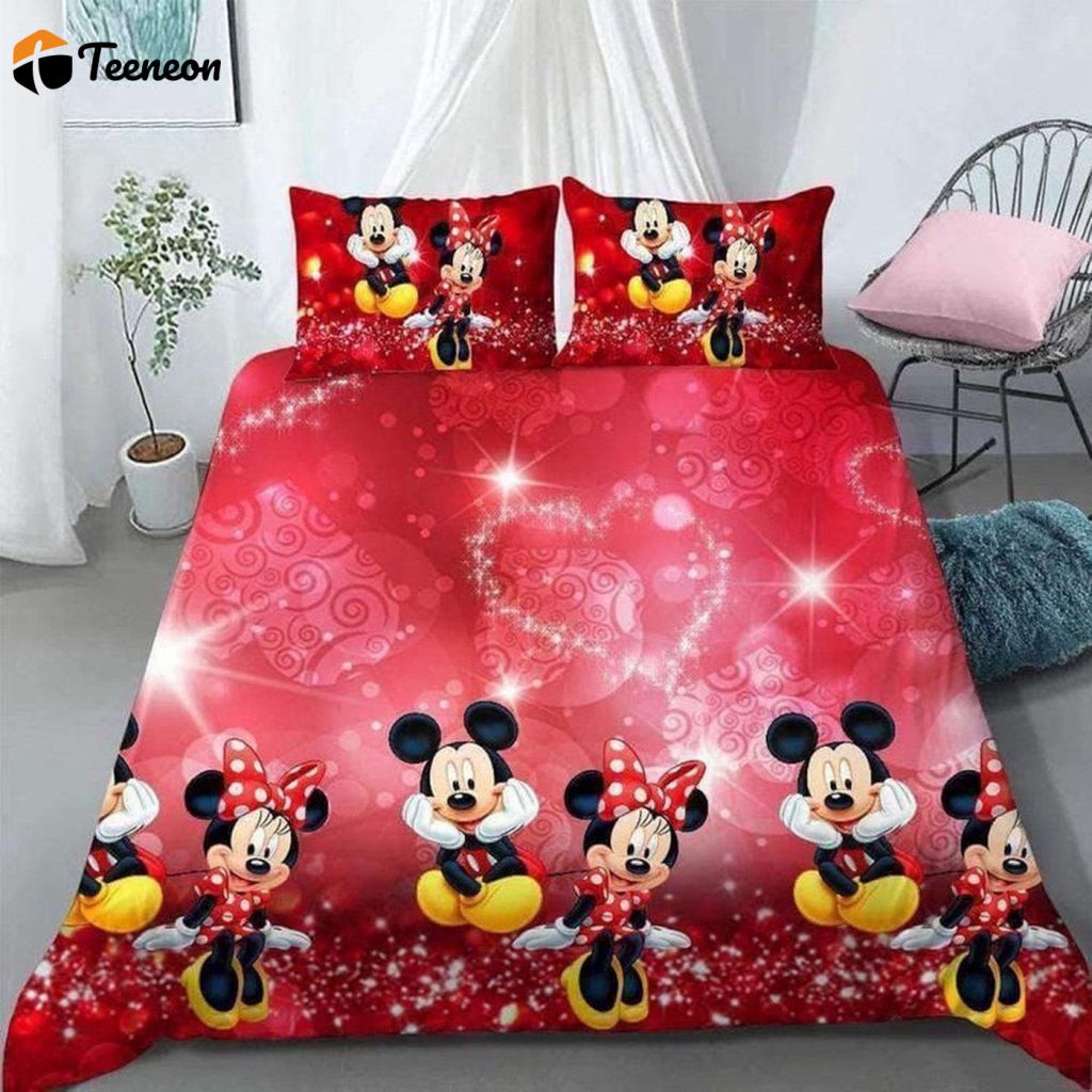 Disney Mickey Minnie Mouse Quilt Bedding Set 144 – Fun And Cozy Duvet For Fans!