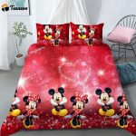 Disney Mickey Minnie Mouse Quilt Bedding Set 144 – Fun and Cozy Duvet for Fans!