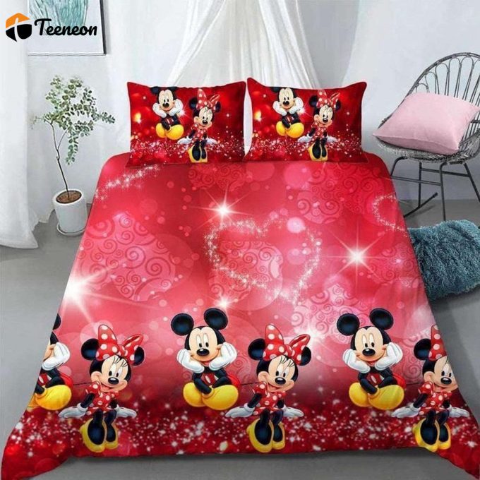 Disney Mickey Minnie Mouse Quilt Bedding Set 144 – Fun And Cozy Duvet For Fans!