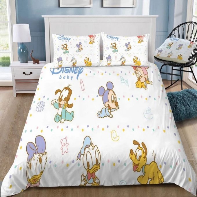 Custom Disney Mickey Mouse Duvet Cover Set – 3D Bedding For Kids