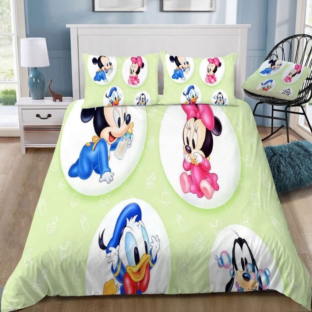 Custom Disney Mickey Mouse 3D Duvet Cover Set – Personalized Bedding For Fans