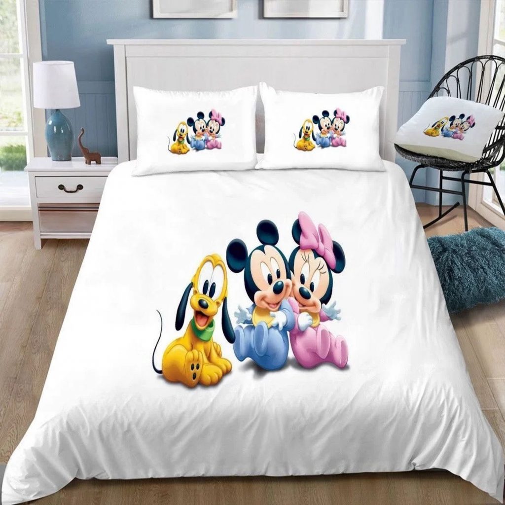 Personalized Disney Mickey Mouse 3D Duvet Set – Custom Bedding For Fans