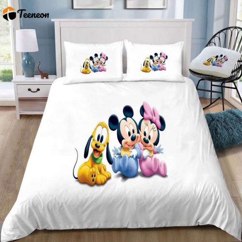 Personalized Disney Mickey Mouse 3D Duvet Set – Custom Bedding for Fans