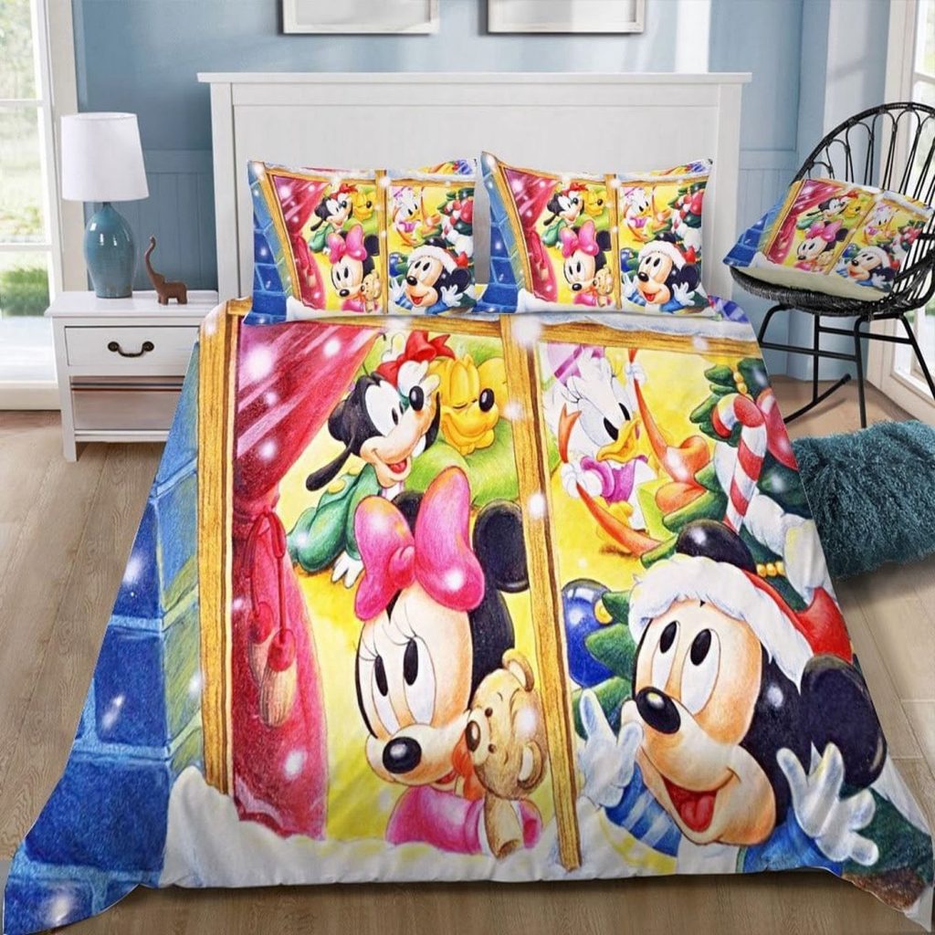 Custom Disney Mickey Mouse 3D Duvet Set – Personalized Bedding Cover