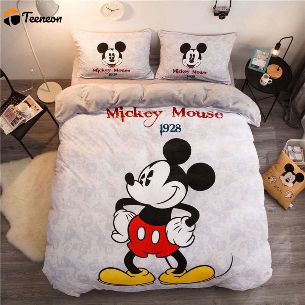 Magical Disney Mickey Mouse 2 Duvet Quilt Bedding Set – Dreamy Disney Decor