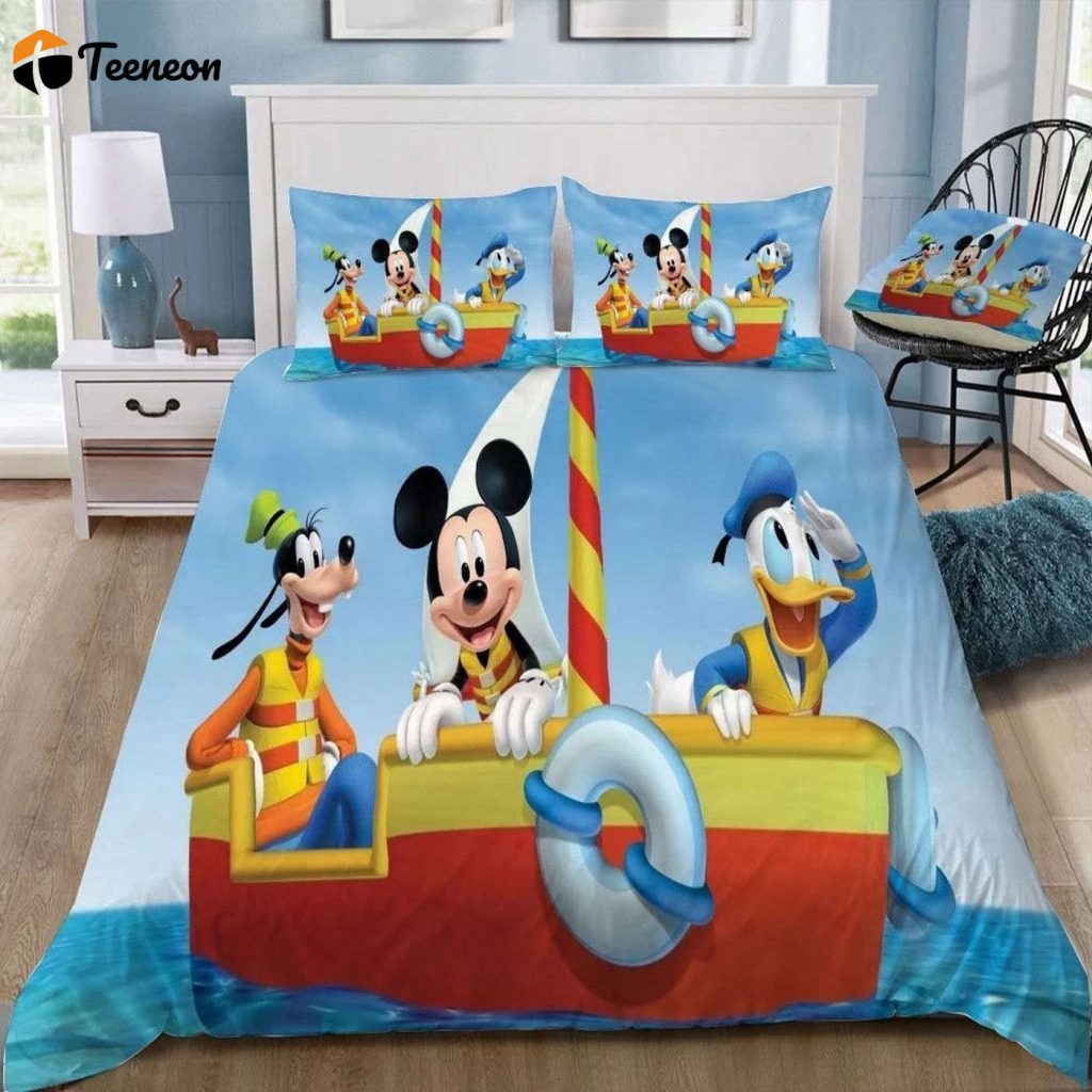 Customized Disney Mickey Mouse 3D Duvet Set – Fun Bedding For Kids