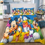 Customized Disney Mickey Mouse Duvet Set – 3D Bedding for a Magical Bedroom