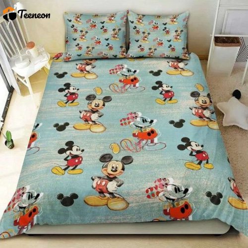 Disney Mickey Mouse 3D Bedding Set – Quilt Duvet for a Magical Bedroom – Item #841