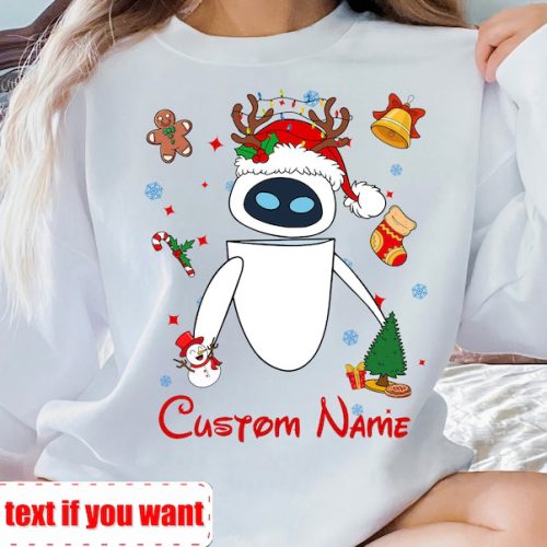 Magical Disney Wall-E and Eve Christmas Costume Shirt – Unleash Festive Fun!