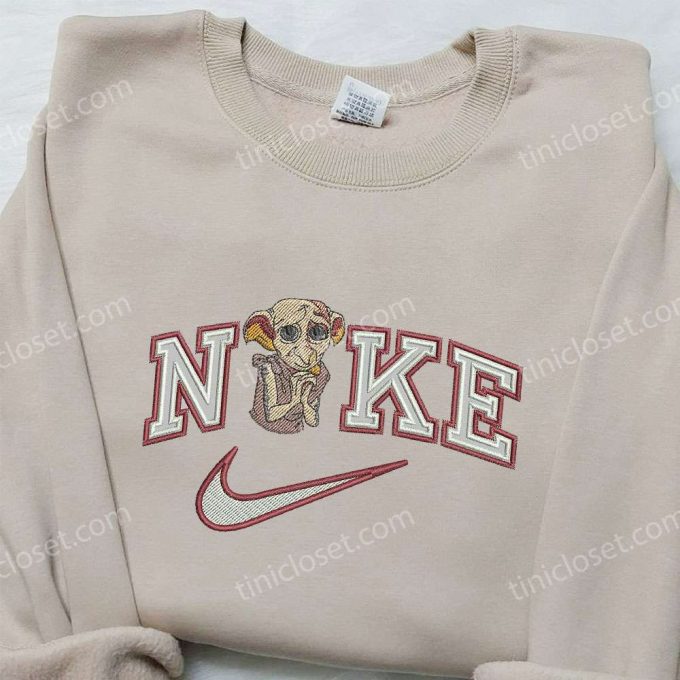 Dobby X Nike Embroidered Shirt – Harry Potter Inspired Custom D Gift For Men Women