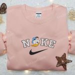 Donald Duck x Nike: Embroidered Hoodie & Disney Shirt Collection – Unique Nike Inspired D Gift for Men Women