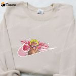 Nike Inspired Doflamingo x Swoosh Hoodie & One Piece Embroidered Shirt: Premium Style