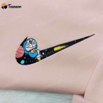 Doraemon Nike Embroidered Shirt & Anime Hoodie: Cute Anime Gift for Friends